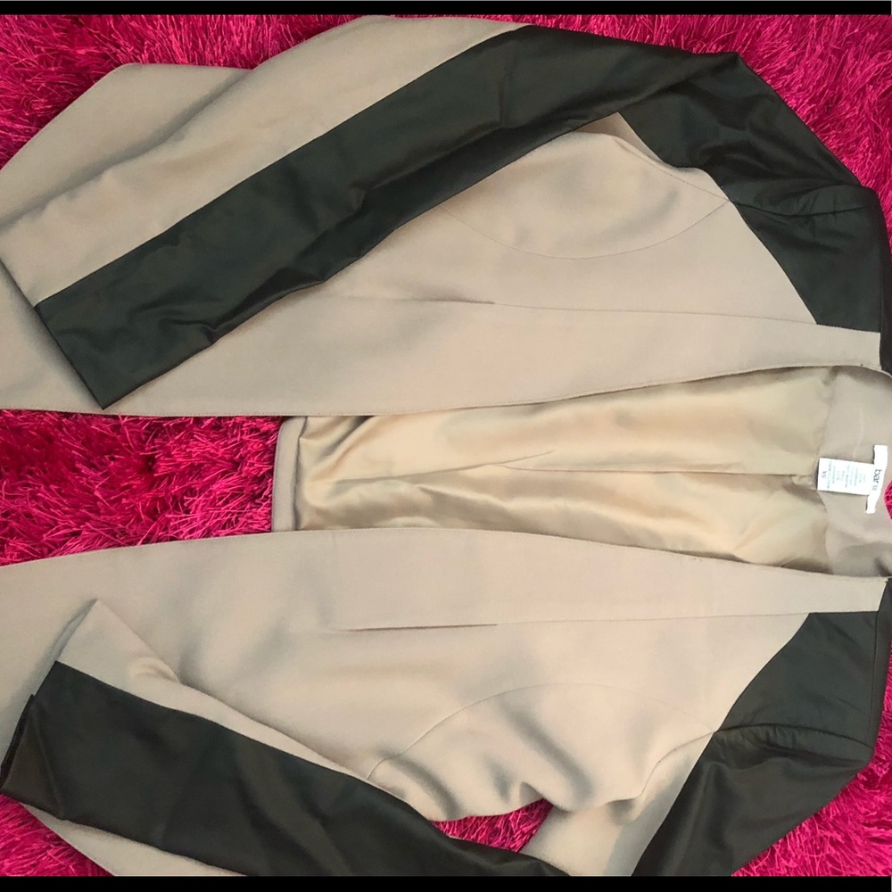 Bar III faux leather jacket
